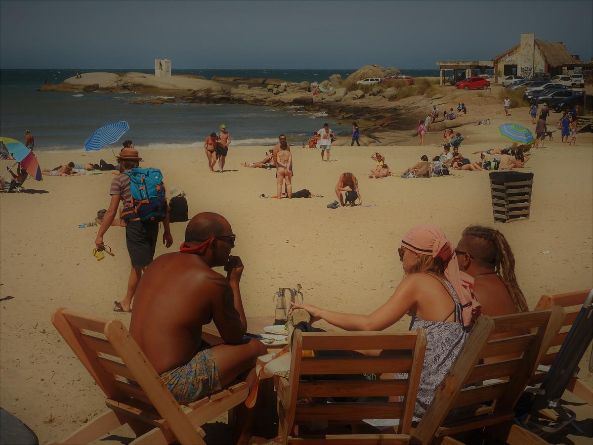 Complejo Viejo Blanco Hotel Punta Del Diablo Kültér fotó